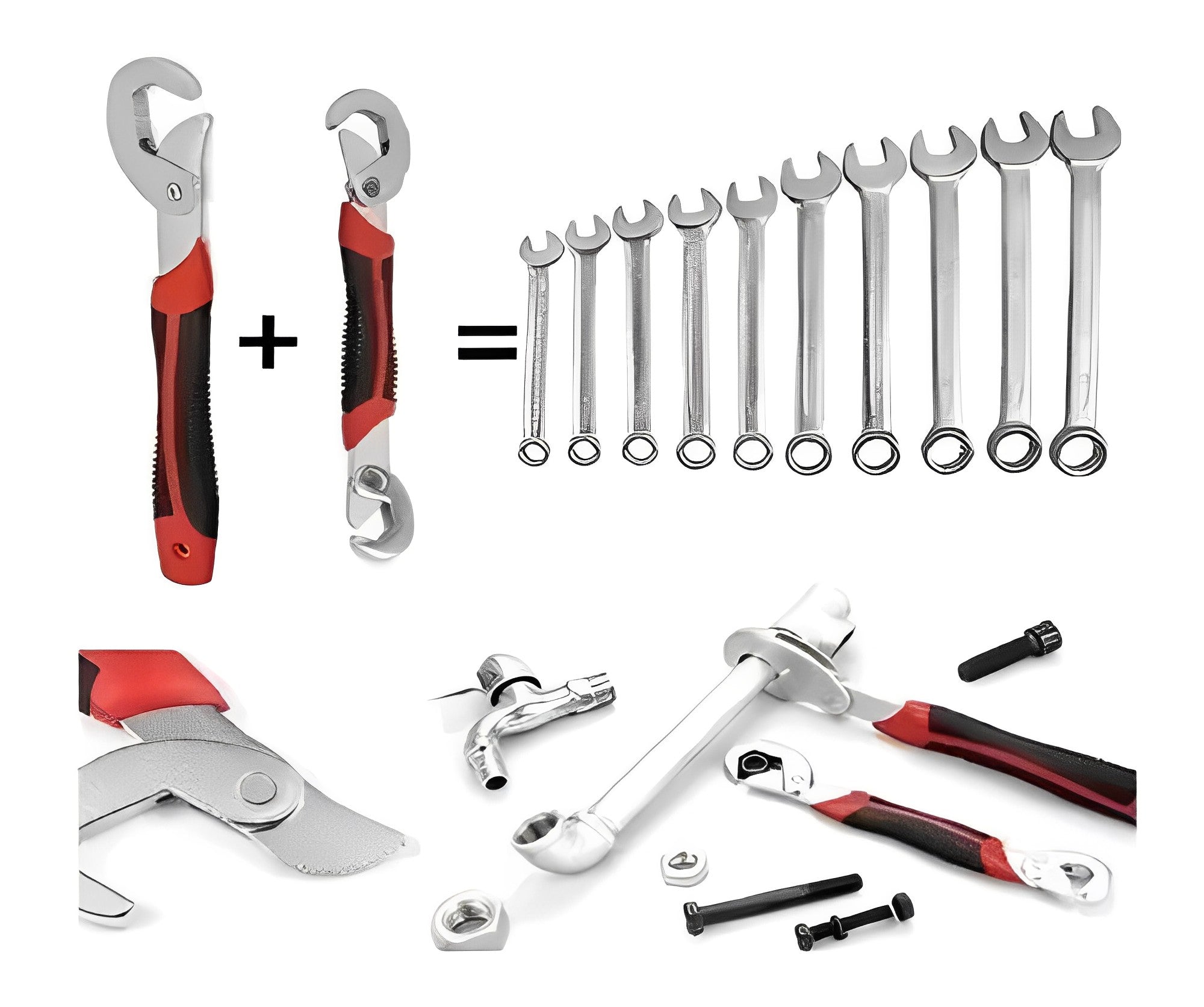 Jogo de Soquetes Modelo SocketCase46 – Maleta 46 Peças em Aço Antiferrugem