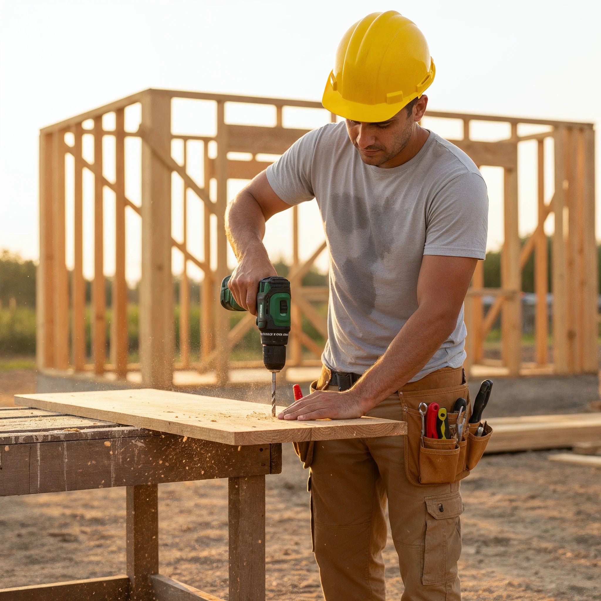 Furadeira Parafusadeira Elétrica 17V Modelo StormDrive™ – Compacta e Recarregável