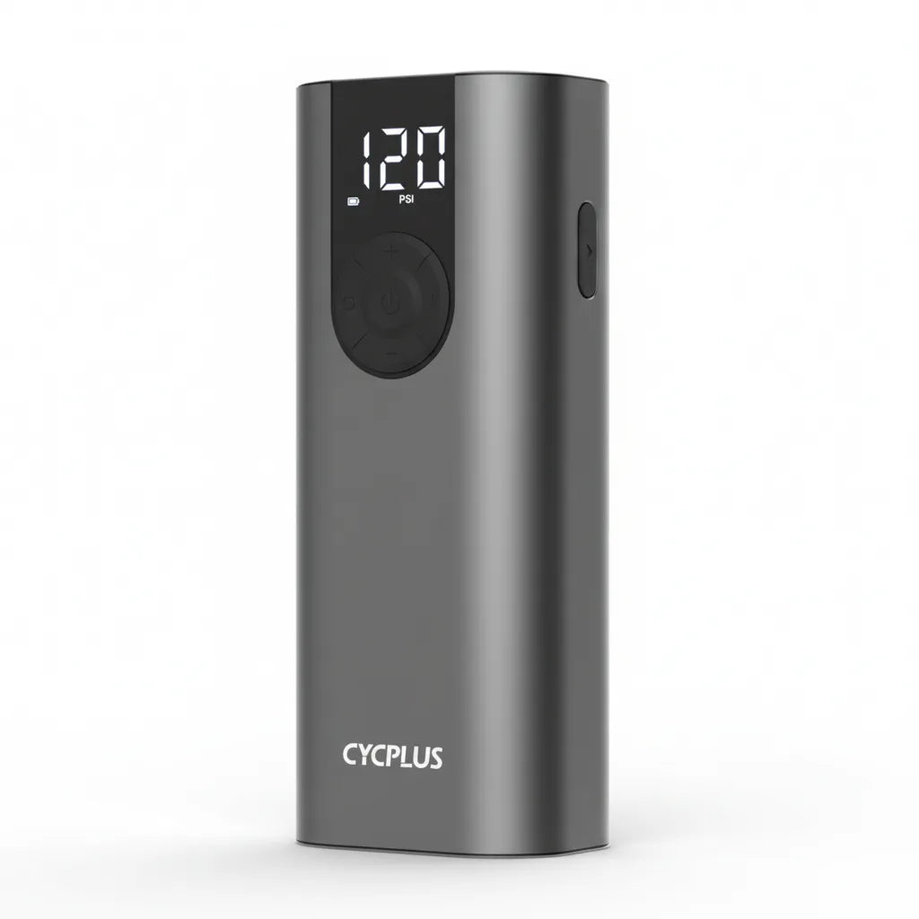 Compressor de Ar Portátil Modelo RoadPulse™ – Com Bateria Recarregável e Luz LED para Carros, Motos, Bicicletas e Bolas