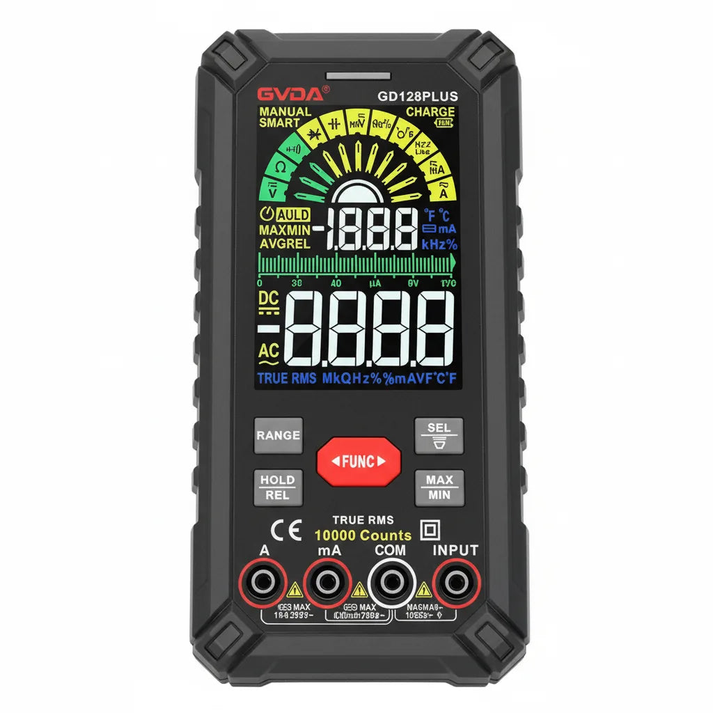 Multímetro Digital Profissional Modelo ProScope - 9999 Contagens Com Tela Colorida LCD