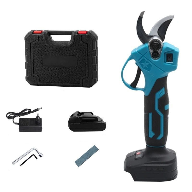 Tesoura de Poda Elétrica sem Fio Modelo ForjaCut - Cortes de Madeira e Jardinagem